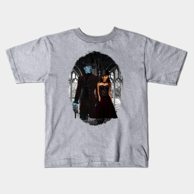 Thrawn X Sabine Wren Goth Vignette Kids T-Shirt by #StarWars SWAG 77 Style